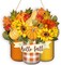 Thanksgiving Welcome Sign Fall Wall Art Wood Autumn Maple Door Decor Sunflower Flowers Fall Front Wreath for Front Door Decoration (Maple Style)